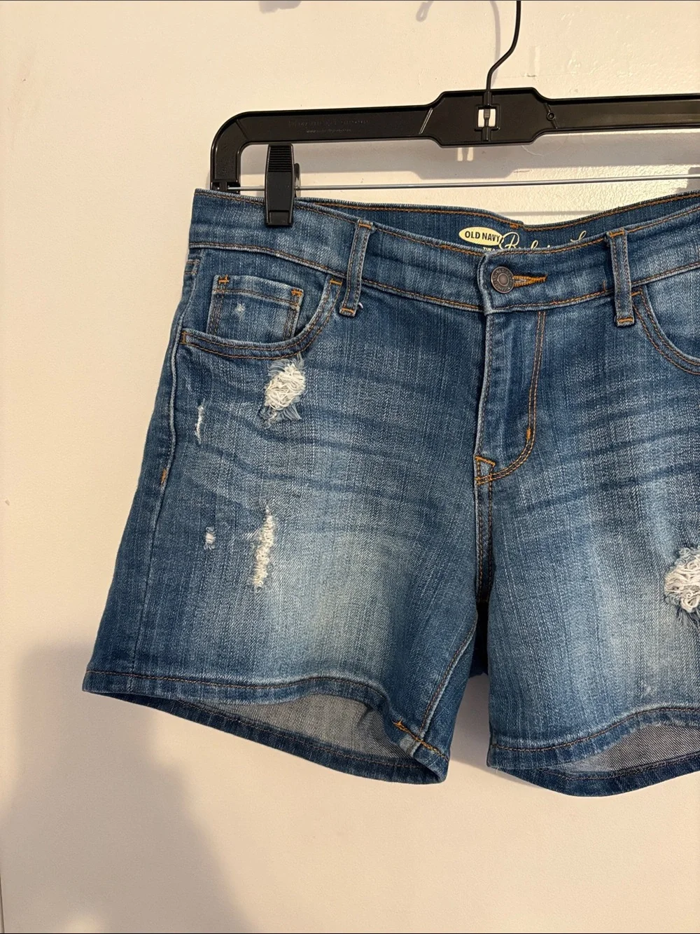 Old Navy Mid Rise Boyfriend Denim Shorts 4